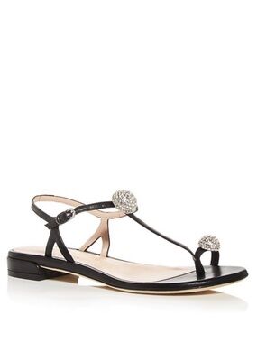 STUART WEITZMAN Women's Ballsoffire T Strap Sandals